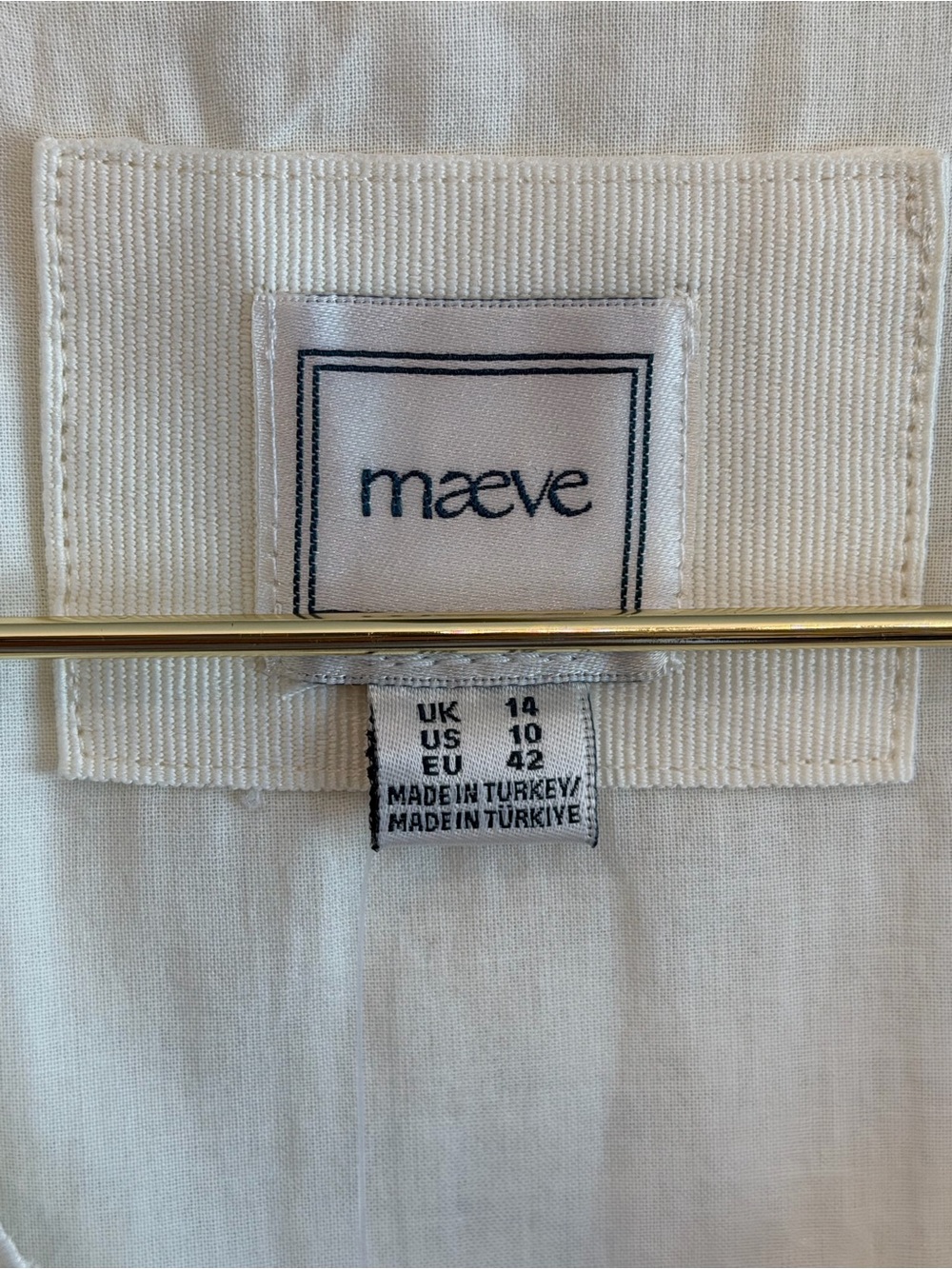 Maeve White Eyelet Tie-Waist Mini Dress - Picture 3 of 10